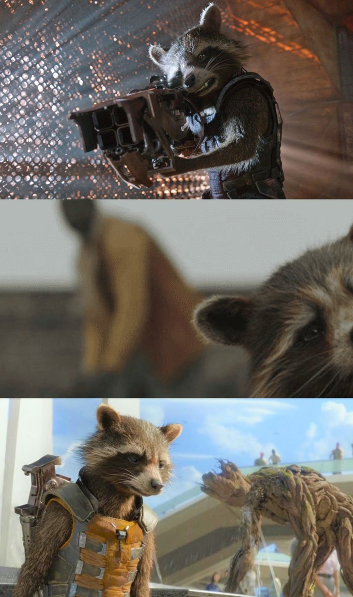 shadowknightdk's tweet photo. THE NAME'S ROCKET RACOON https://t.co/bPXDyjZj50