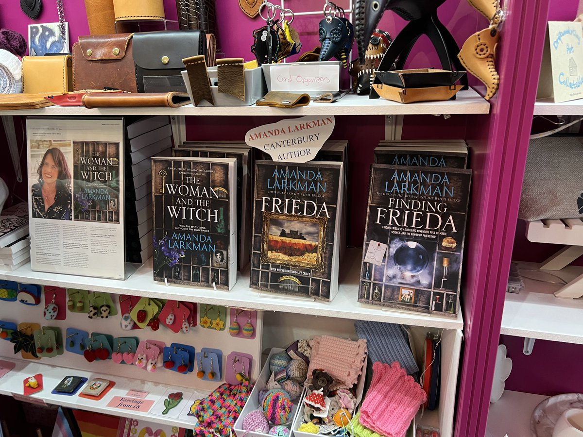 MiddleageWar's tweet photo. The Finding Frieda paperback is now available in the best shop on Canterbury! @OysterWalrus (and also on Amazon)
#findingfrieda #thewomanandthewitch #thewomanandthewitchtrilogy #books #localauthor #supportlocalbusinesses #visitkent https://t.co/arfMKlNOVo