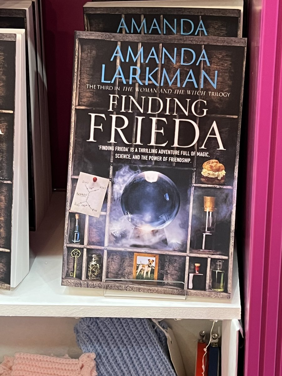MiddleageWar's tweet photo. The Finding Frieda paperback is now available in the best shop on Canterbury! @OysterWalrus (and also on Amazon)
#findingfrieda #thewomanandthewitch #thewomanandthewitchtrilogy #books #localauthor #supportlocalbusinesses #visitkent https://t.co/arfMKlNOVo