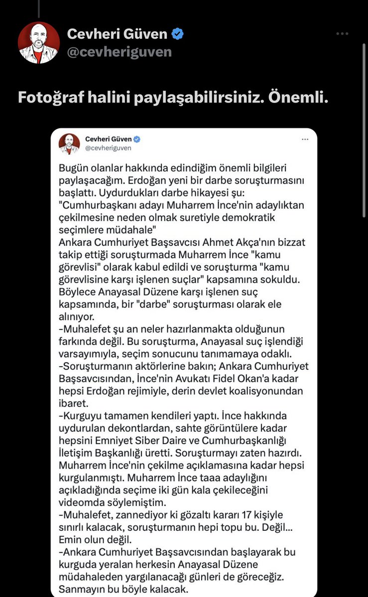 Çok sakat şeyler dönüyor çok.
Allah fırsat vermesin