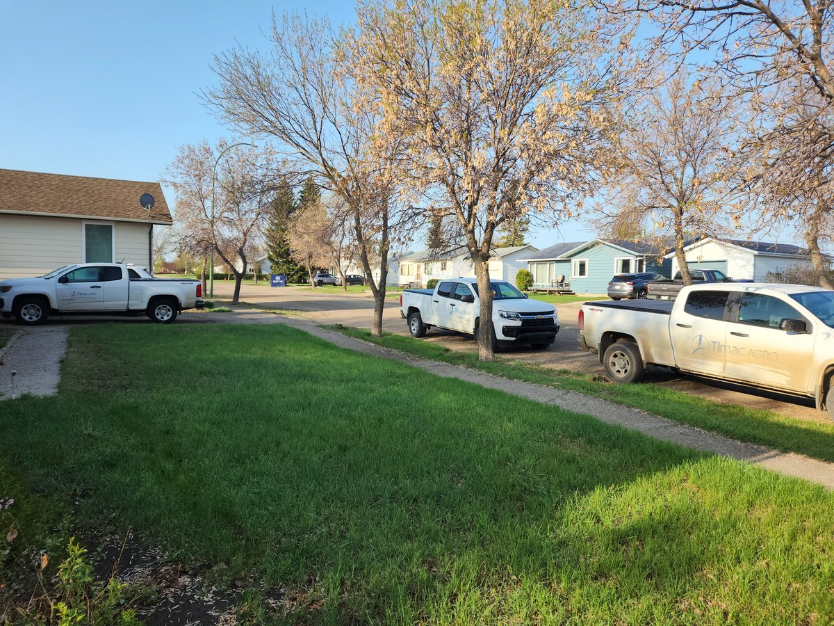The Timac Agro West Central gals took over Kyle for the weekend doing trials! #farmthefuture <a href="/TimacAgroCanada/">Timac Agro Canada</a>