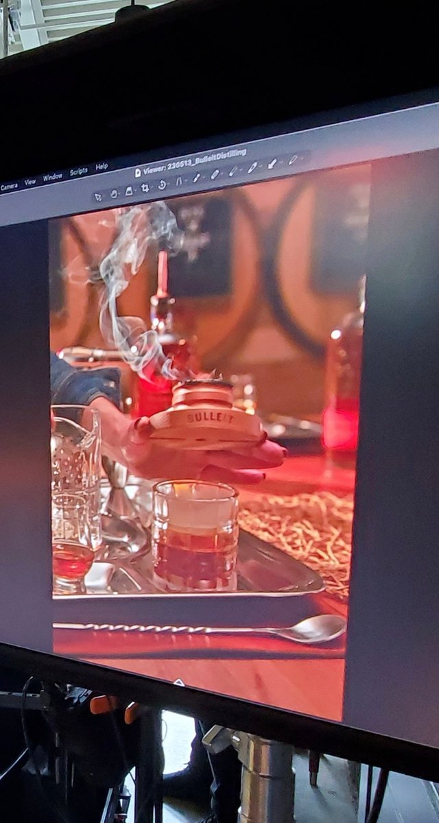 GuthrieMayesPR's tweet photo. When you start your Saturday morning at a photo shoot featuring a smoked old fashioned ... #bulleit #bourbon https://t.co/3CTg4lTxF9