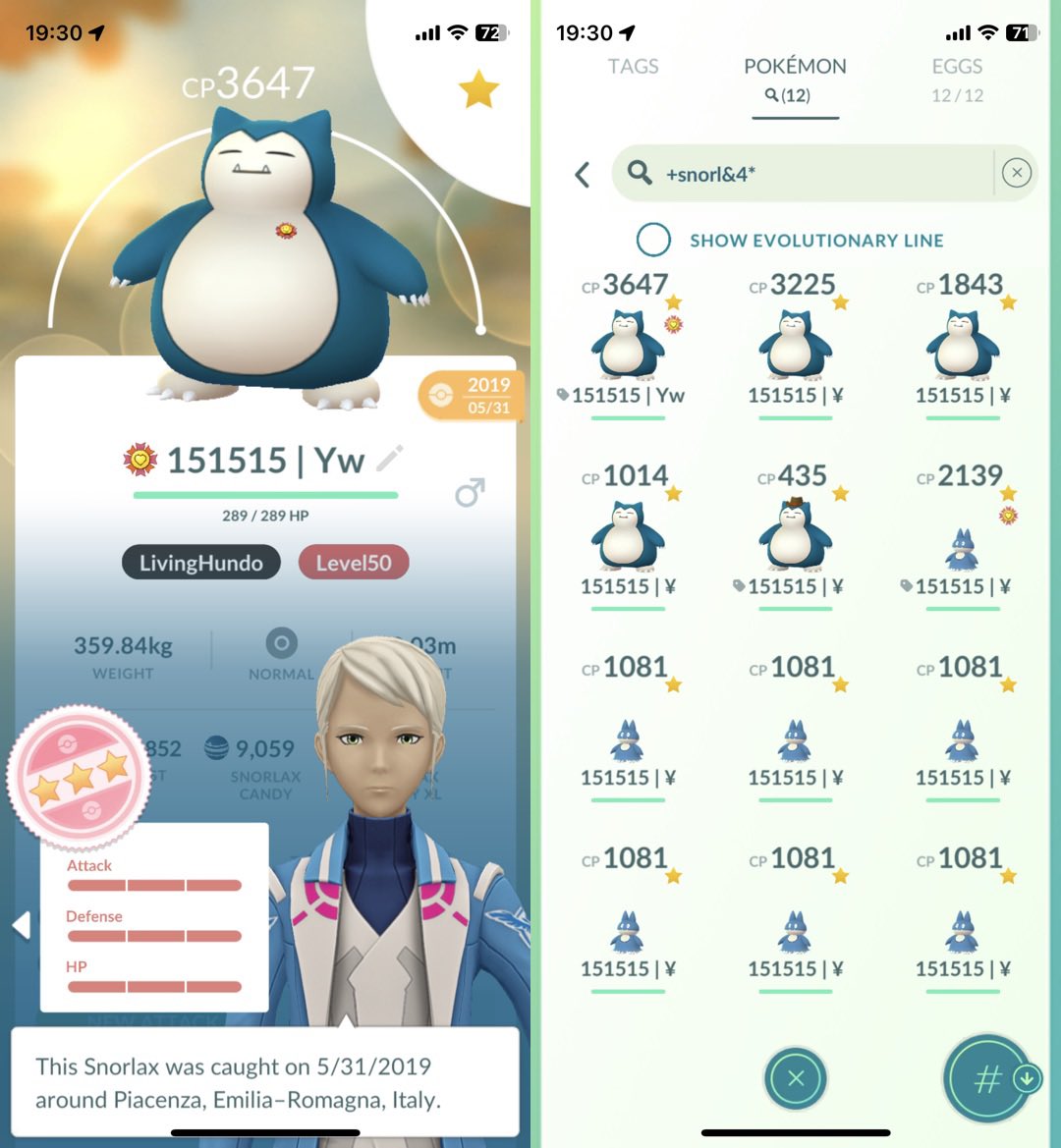 My all-time favorite chonk ♥️

A Perfect Dex #143: Snorlax!

#PokémonGo