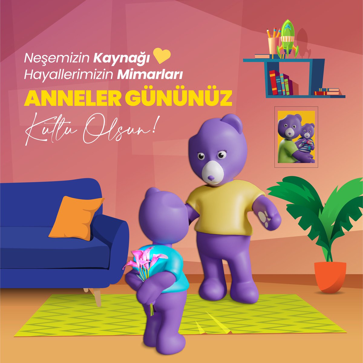 traddybear's tweet photo. Neşemizin kaynağı, hayallerimizin mimarları olan annelerimizin, Anneler Günü kutlu olsun!

#annelergünü https://t.co/d9n8TDff9C