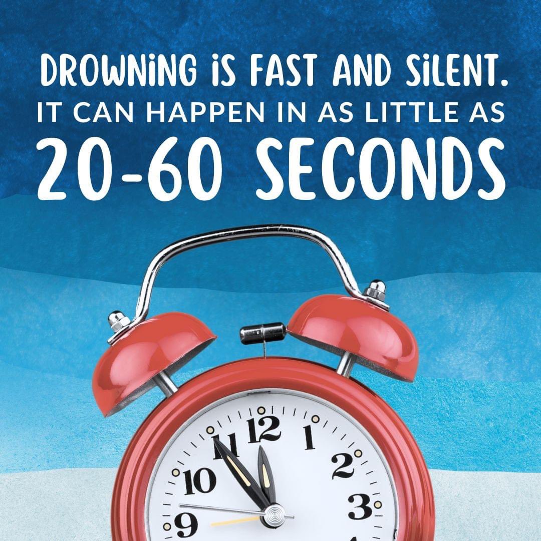 Drowning is fast and silent. It can happen in as little as 20-60 seconds. Drowning is also preventable. Learn and use the 5 Layers of Protection by visiting the link below: ndpa.org/layers/ #nationalwatersafetymonth #ndpa #drownalliance #watersafety