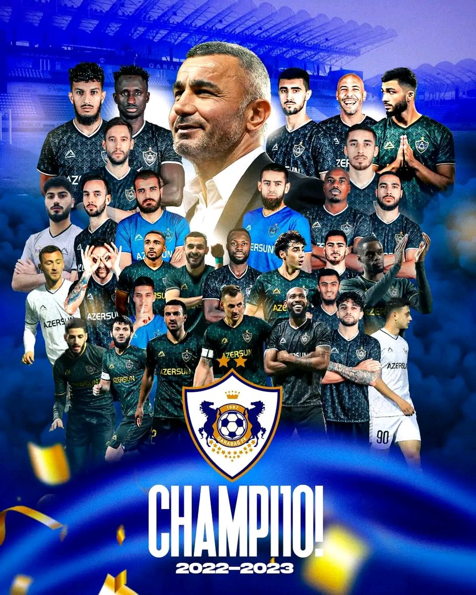 CHAMP10NS! ⭐️⭐️🐎

#QarabağFK #Champ10ns