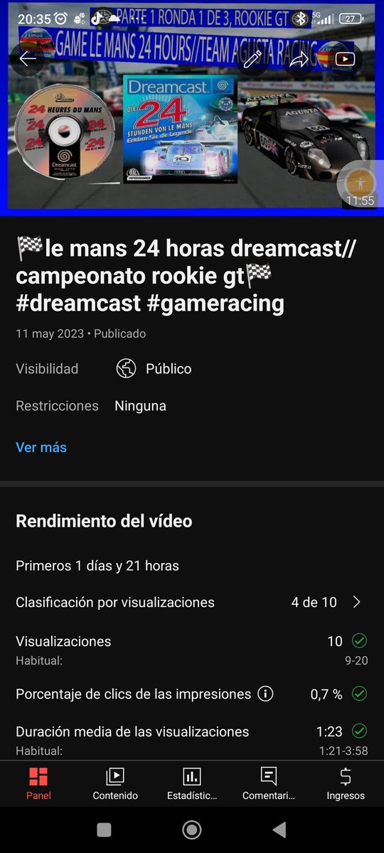 DEPORGAMING's tweet photo. 📹🏁🏎️nuevo vídeo en mi canal os dejo el enlace aquí abajo
⬇️
⬇️
⬇️
⬇️
https://t.co/V7omryg8Pj

#24hdelemansgame
#dreamcast #gameracing https://t.co/2HyBBexiZN