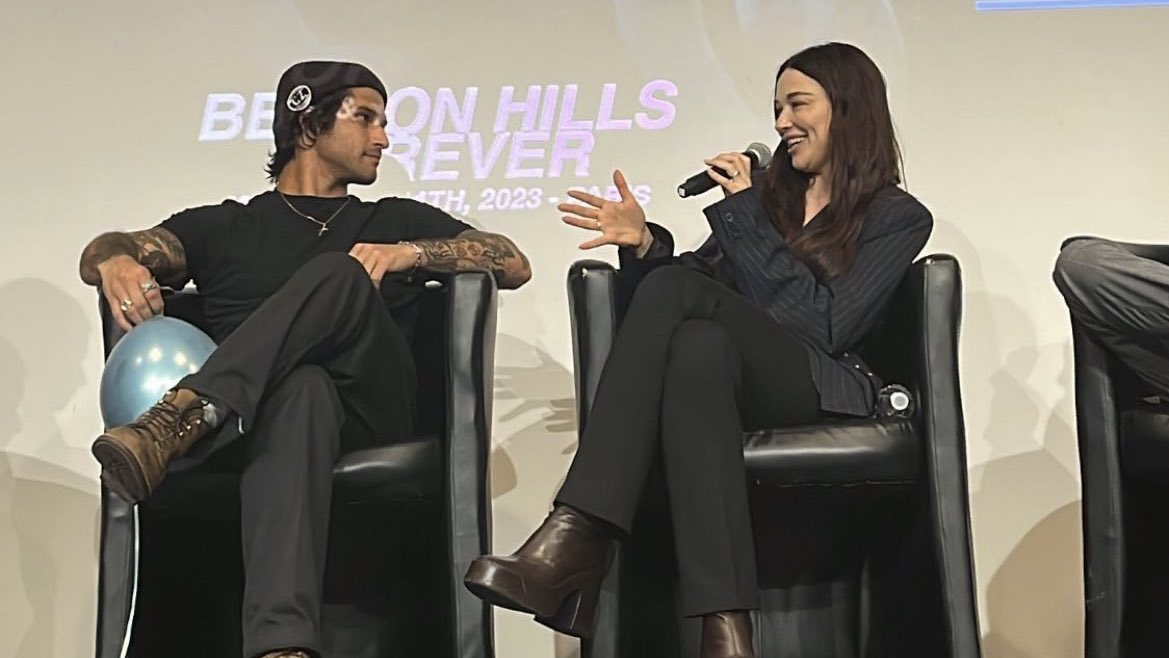 crystalsthinker's tweet photo. Crystal Reed and Tyler Posey today at the #BHF in Paris https://t.co/30y8lPnsns