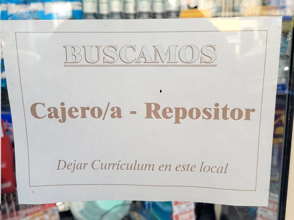 Perfumeria busca cajero/a y repositor.
Av Rivadavia 3771 CABA
#TrabajoAr