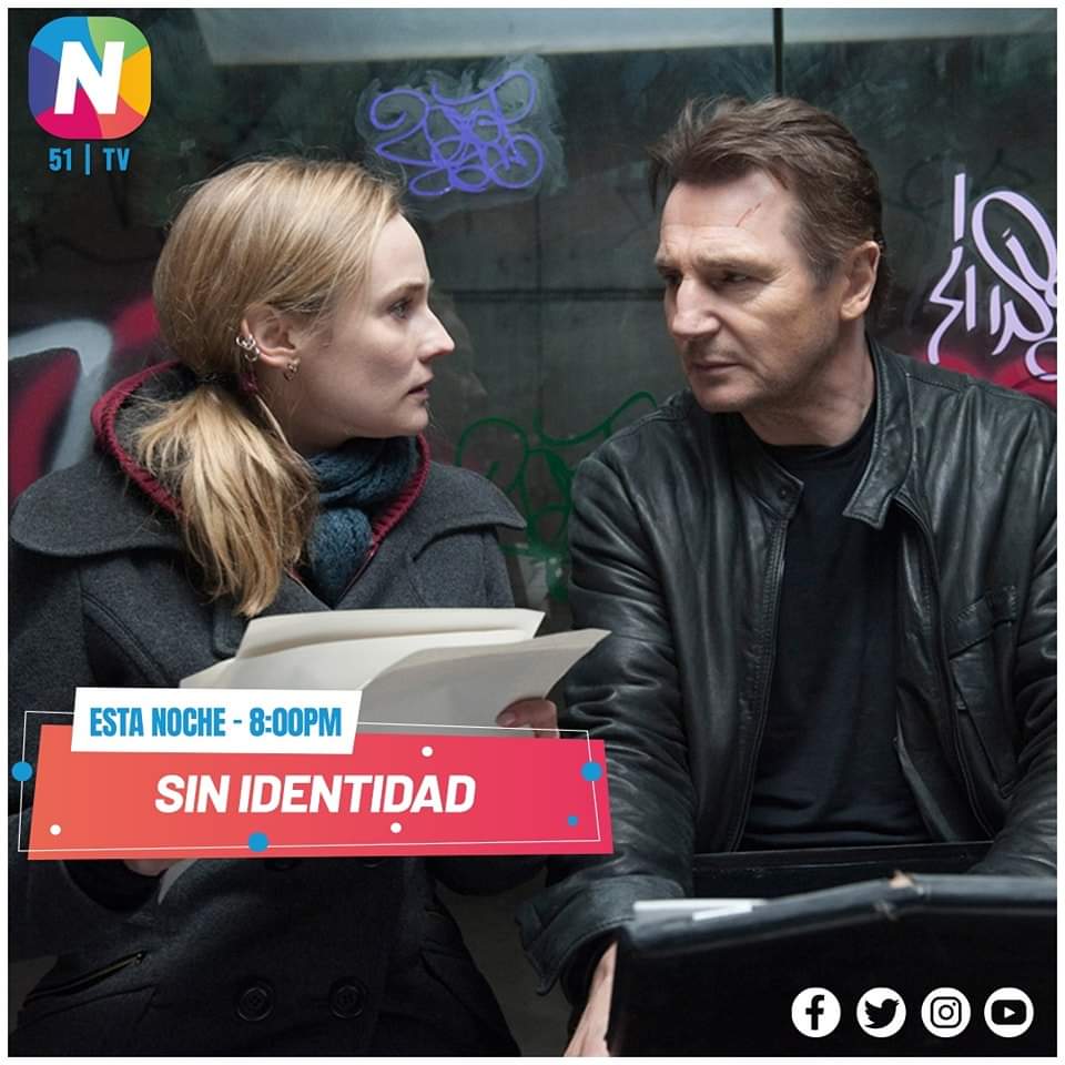 Descubrir la verdad 🫣 será la única oportunidad para recuperar su vida 🔄

🎬 Disfrutá esta noche de #SinIdentidad ⏰️ 8:00 pm

#nicaraotv #sinidentidad #liamneeson #dianekruger #januaryjones #unknown #pelicula #cine #suspenso #acción