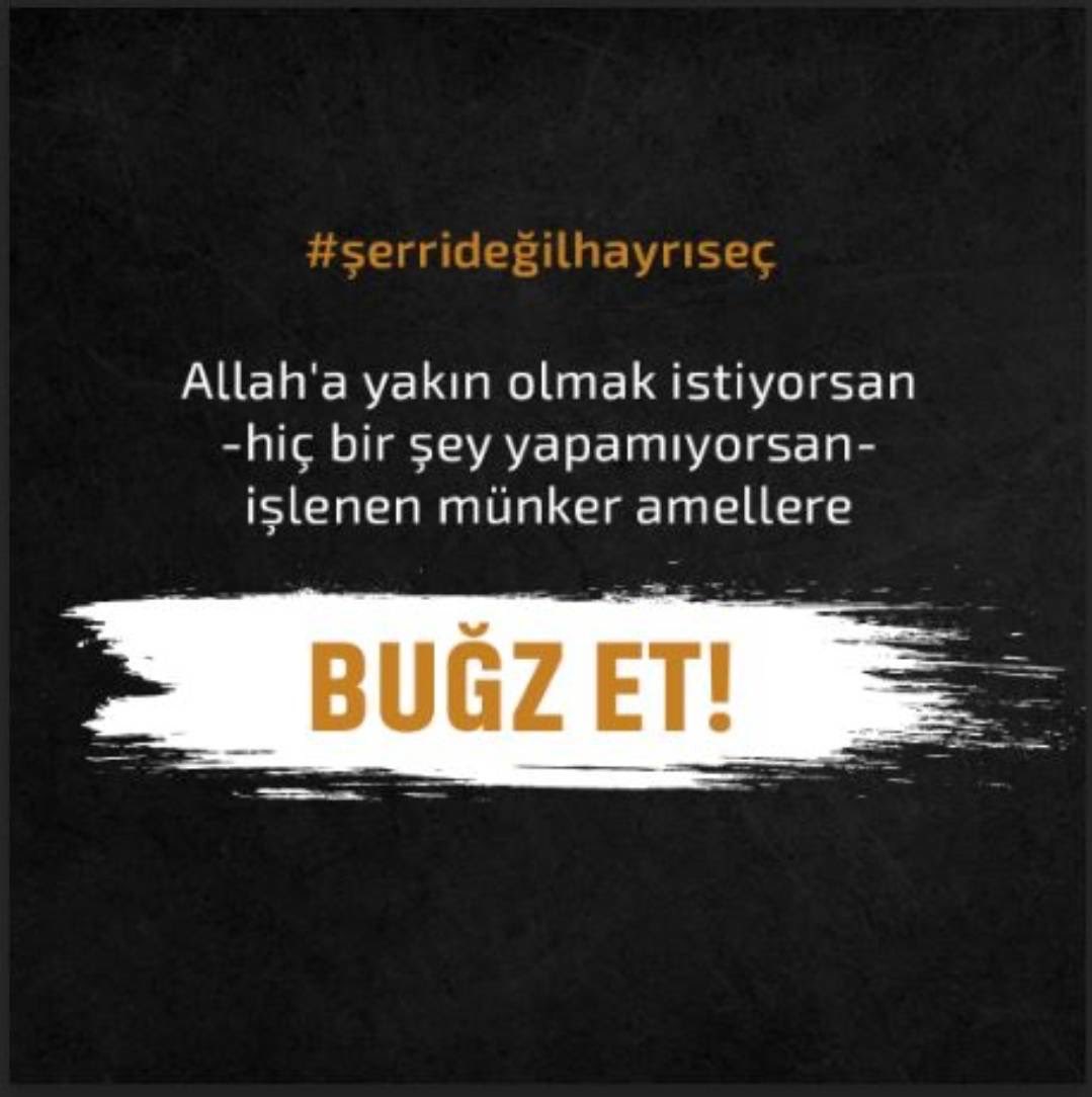 bzyamann's tweet photo. İmâm Gazâli Hazretleri' nin buyurduğu gibi; kâfirler, fâsıklar ve gâfillerle zahiri beraberlik, zamanla zihni beraberliğe, zihni beraberlik de bir müddet sonra kalbi beraberliğe dönüşür. Bu ise, insanın adım adım helâka sürüklenmesi demektir!..

#şerrideğilhayrıseç

 #Kazanıyoruz https://t.co/NrUQ5RHdaW