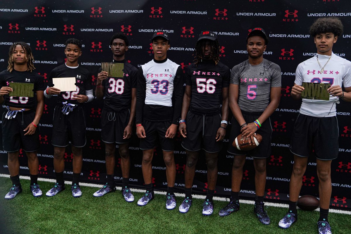 Billy Tucker (@theucreport) on Twitter photo Final round of awards from UA Next Middle School camp in Baltimore 👏
MVPs: Myles McAffe (WR), Xavier Sabb (WR), Justin Dixon (QB), Larry Moon (DB)
UA 8th Grade Game: Jordin Williams (WR), Chris Vargas (QB), Ryan Drakord (DB), Dwan Jarrett (DB)
<a href="/UANextFootball/">All-America Game</a> | #UANext Final round of awards from UA Next Middle School camp in Baltimore 👏
MVPs: Myles McAffe (WR), Xavier Sabb (WR), Justin Dixon (QB), Larry Moon (DB)
UA 8th Grade Game: Jordin Williams (WR), Chris Vargas (QB), Ryan Drakord (DB), Dwan Jarrett (DB)
<a href="/UANextFootball/">All-America Game</a> | #UANext