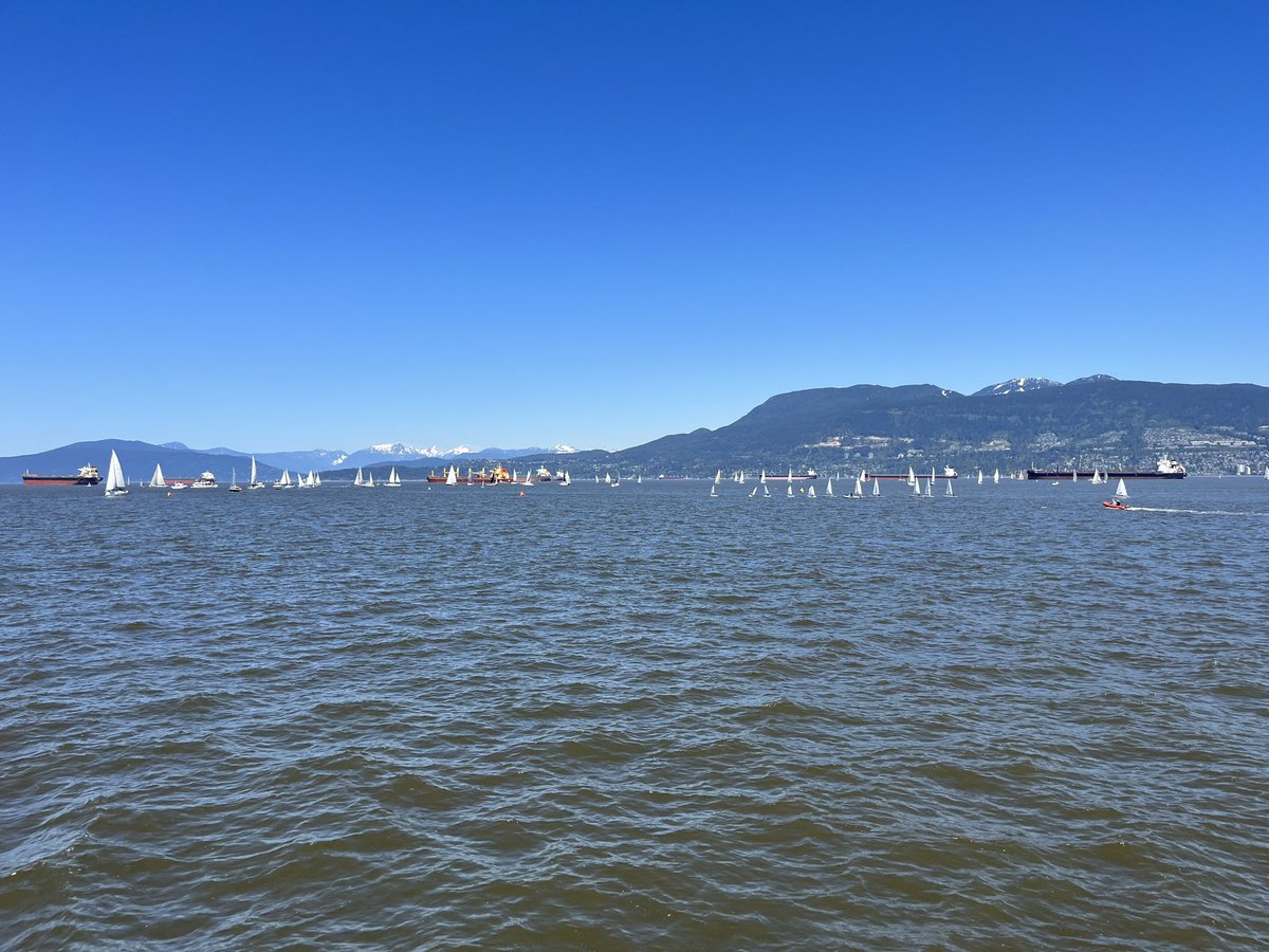 Lisa_Byrne_VPD's tweet photo. Congratulations to the #rvyc on their opening day! And special thanks to our captain Doug Day for a tour of False Creek. #VPD #sailpast https://t.co/lULdaDo7RE