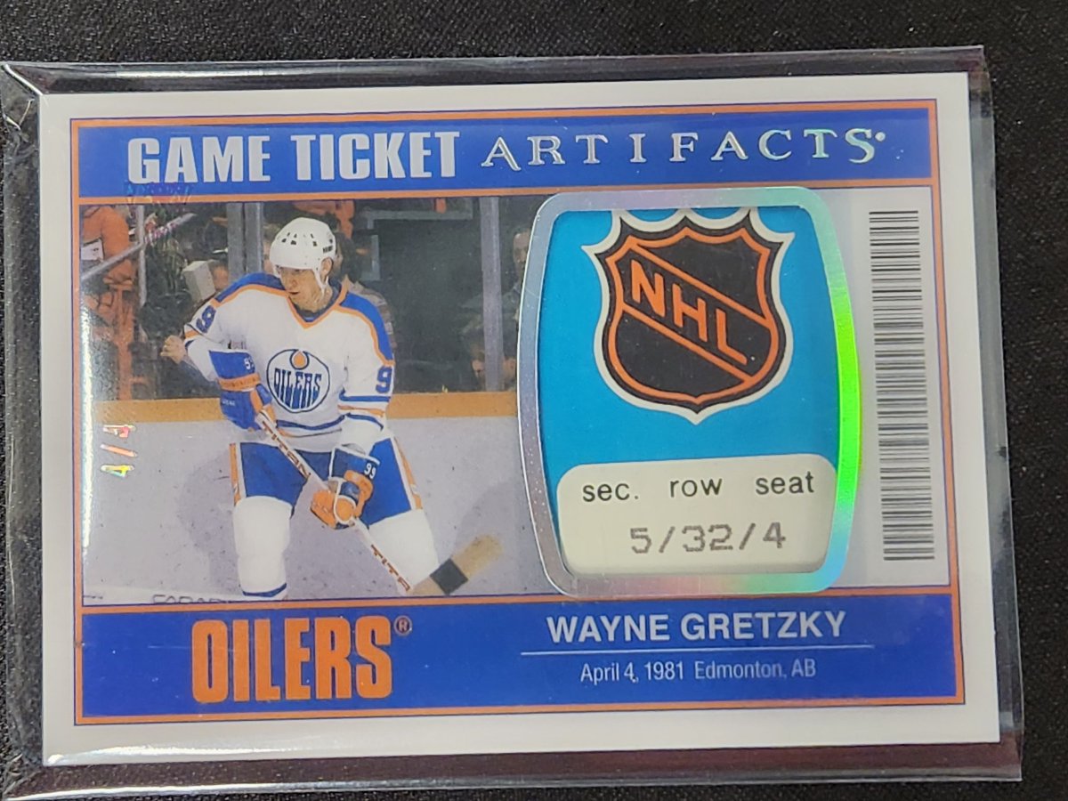 Back to Back Break Nights with The Great One making an appearance! Beauty @UpperDeckHockey Artifacts Game Ticket! <a href="/SHOWYOURHITS/">SHOW YOUR HITS</a> <a href="/UniversalDst/">Universal Distribution</a> 

Join us for more Great breaks tonight- outoftheboxcards.com/product-catego…
