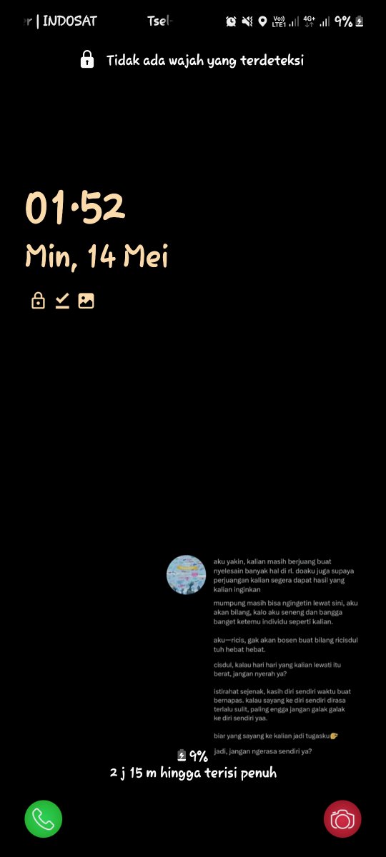 Ehe new lockscreen unlock! Terima kasih mini kunnn untuk semuanyaaa