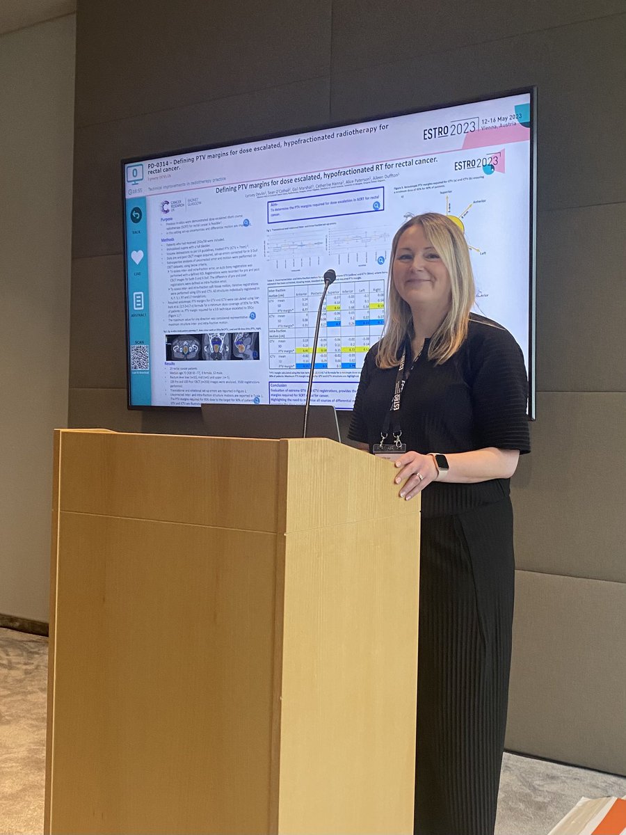Aoife Williamson (@williamsonaoife) on Twitter photo Fantastic poster discussion from <a href="/devlin_lynsey/">Lynsey Devlin</a> on âDefining PTV margins for dose escalated SCRT for rectal cancerâ. Thanks to <a href="/Beatson_Charity/">Beatson Cancer Charity</a> for supporting this work. @ProfAJChalmers <a href="/aileen_duffton/">Aileen Duffton đ</a> <a href="/RadNetCRUKGla/">RadNetCRUKGlasgow</a> Fantastic poster discussion from <a href="/devlin_lynsey/">Lynsey Devlin</a> on âDefining PTV margins for dose escalated SCRT for rectal cancerâ. Thanks to <a href="/Beatson_Charity/">Beatson Cancer Charity</a> for supporting this work. @ProfAJChalmers <a href="/aileen_duffton/">Aileen Duffton đ</a> <a href="/RadNetCRUKGla/">RadNetCRUKGlasgow</a>
