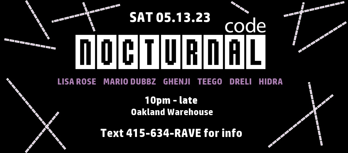 NOCTURNAL_code's tweet image. TONIGHT NOCTURNAL code is happening... - mailchi.mp/nocturnalcodes…