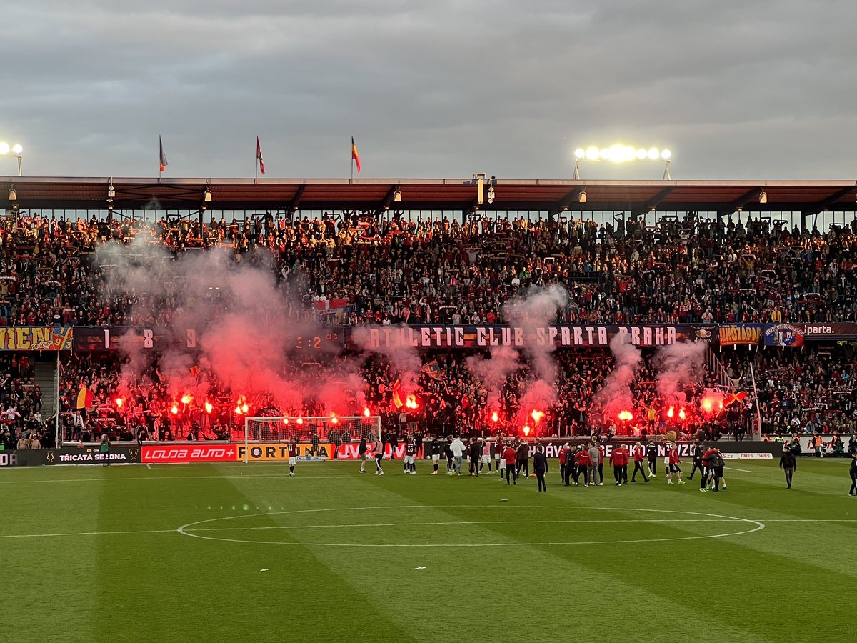 petrmottl's tweet photo. AC Sparta Praha - SK Slavia Praha 
3:2 ⚽️
Attendance 18 113🙋‍♂️
13. 5. 2023
#acs #acsparta #sparta #acspartapraha #spartapraha #1893 #acs1893 #antislavisti #antisks #groundhopping #groundhopper https://t.co/aeao2HcK35