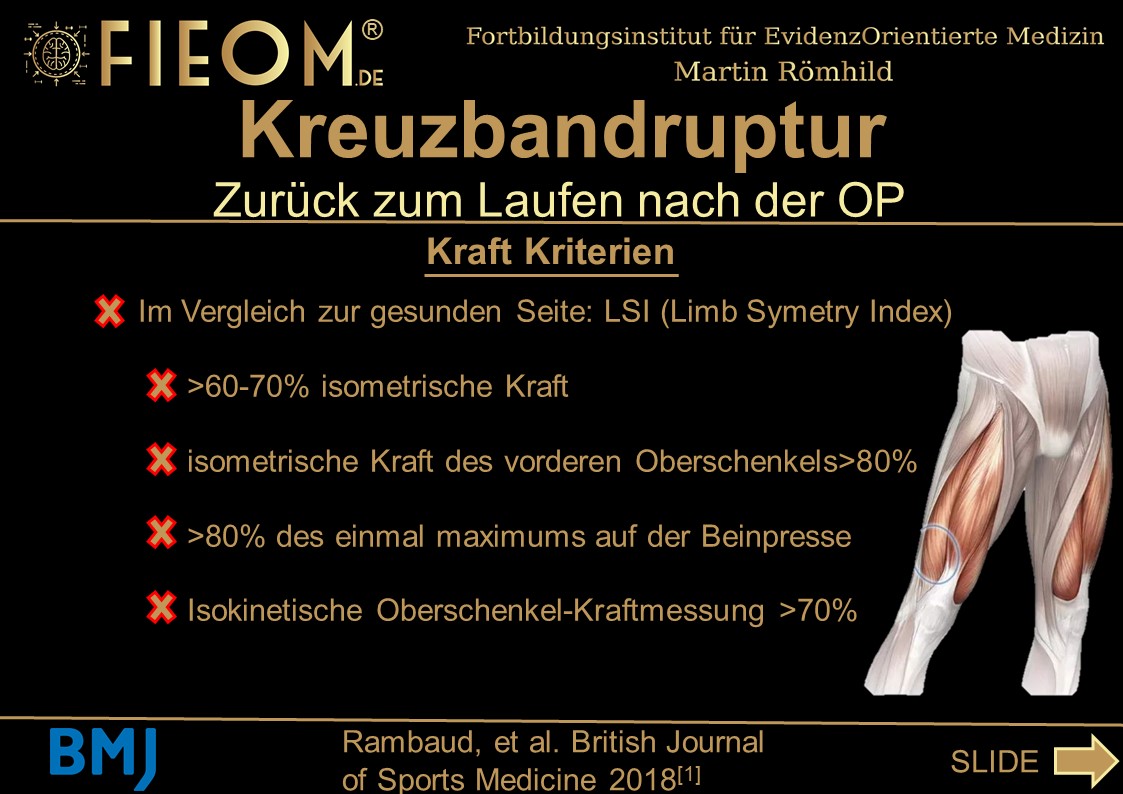 FIEOMde's tweet photo. "Kreuzbandriss und jetzt???"
Im dritten Teil unserer mehrteiligen Reihe zum Thema Kreuzbandverletzung zeigen wir heute einmal einen ersten Abschnitt zum Return2Sport (Rückkehr in den Sport). https://t.co/3W5F4reiAS