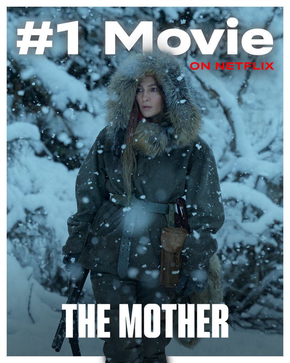 #THEMOTHER  is the #1 movie in 83 countries on opening day!!!!! Thank you for watching ✨ @netflix