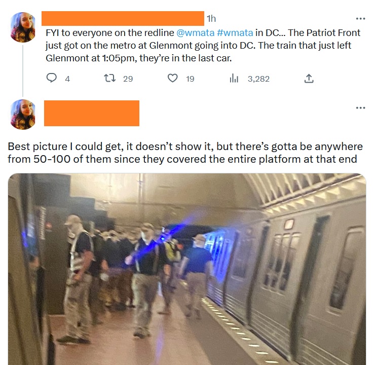 afainatl's tweet image. The racist &amp;amp; fascist organization Patriot Front (PF) is marching in Washington DC.

In our exposé of Southern Sons Active Club (SSAC) last month, we noted that PF had scheduled an event this weekend in the region. SSAC were invited to boost numbers.

info: atlantaantifa.org/2023/04/19/ins…