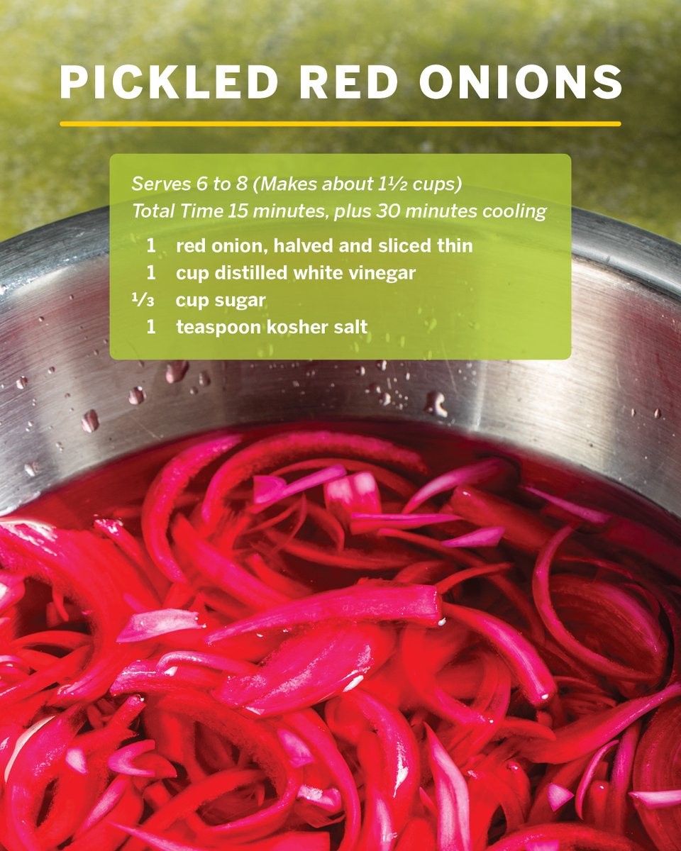 America's Test Kitchen on Twitter "This quick and easy pickled red