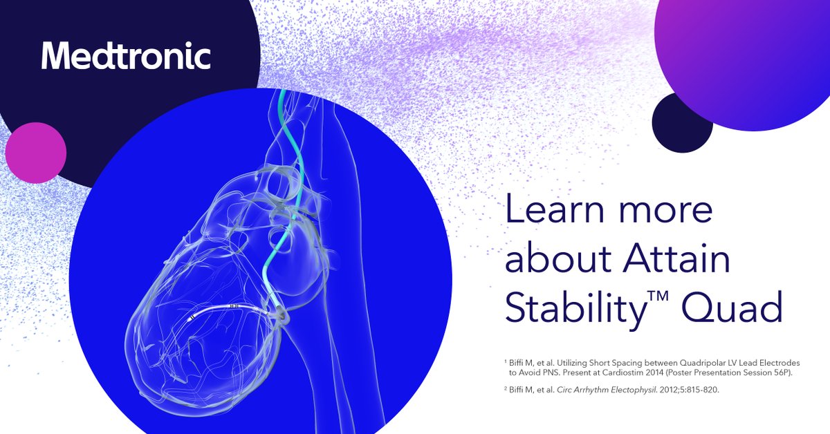 Use the CRT Simulator at #HRS2023 booth 1303 to see how Attain Stability™ Quad MRI SureScan™ reduces dislodgement during slitting by 81%.¹,² bit.ly/42RuuYP

bit.ly/3W2GswC