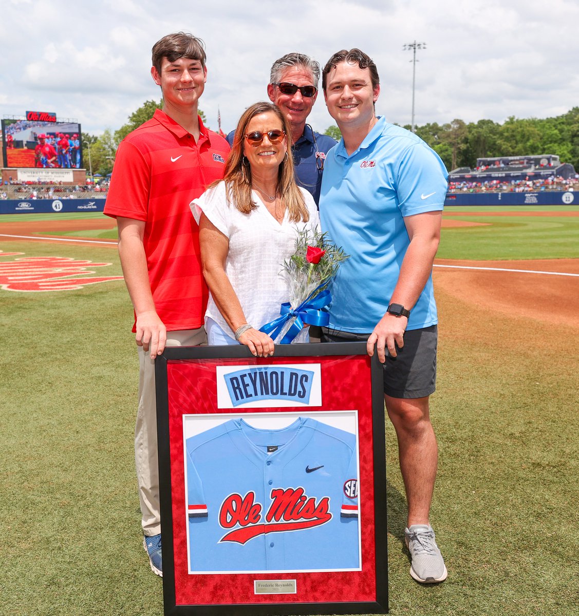 The men who make the program go. Thank you to our graduating managers for all you've done for the Rebs!