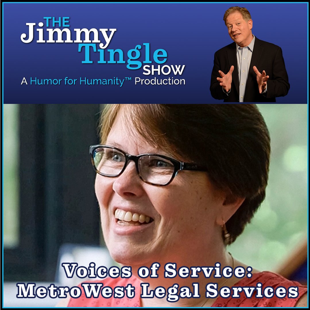 MWLS Executive Director, Betsy Soule, enjoyed an interview with comedian and friend of the organization, Jimmy Tingle! Topics: pandemic's impact legal aid and upcoming 25th Annual Nancy King Memorial Golf Tournament!
 Voices of Service: MetroWest Legal Services - Jimmy Tingle