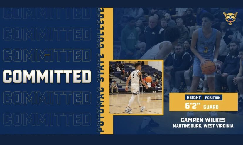 Congratulations goes out to <a href="/camrenwilkes1/">Cam</a> for continuing his academic and basketball career at Potomac State College. We are proud of you and can’t wait to watch you continue this journey. Good luck at the next level Cam Jam!