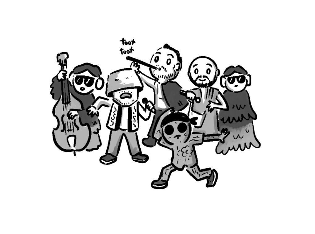 neilslorance's tweet photo. The Ukraine boys from last year kicking it off. Absolute lads. #eurovision #draweurovision https://t.co/uOJyH7rlI0