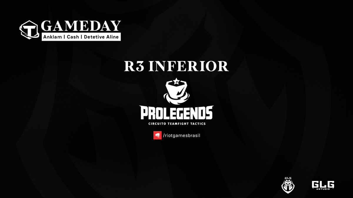 GLGesports's tweet photo. Detetive y Anklam acaban de hacer su trabajo en la R2 Inferior donde Cash los esperaba
En un momento empieza la final del lower bracket para obtener cupo a la gran final de Brasil
Acompaña a Cash, Detetive y Anklam en su sueño al Mundial de Teamfight Tactics
#GoGLG #ProLegends https://t.co/AHgjvZgfeW
