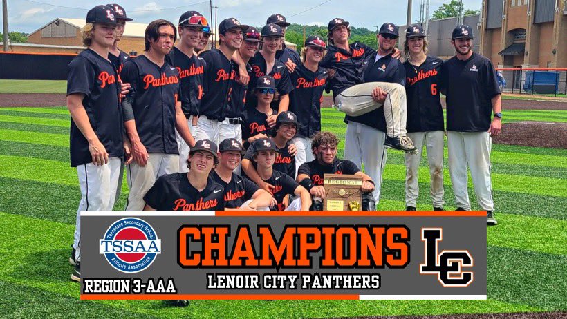 CityPanthers's tweet photo. Panthers are your Region 3-AAA Champions! Complete game performance by Jack Dye with 7 K! #LCbaseball2023 #Allin @LC_AthleticDept @TBCAorg @5StarPreps @NewsHeraldSport @ETBCAbsb https://t.co/YDSy1KA5Po