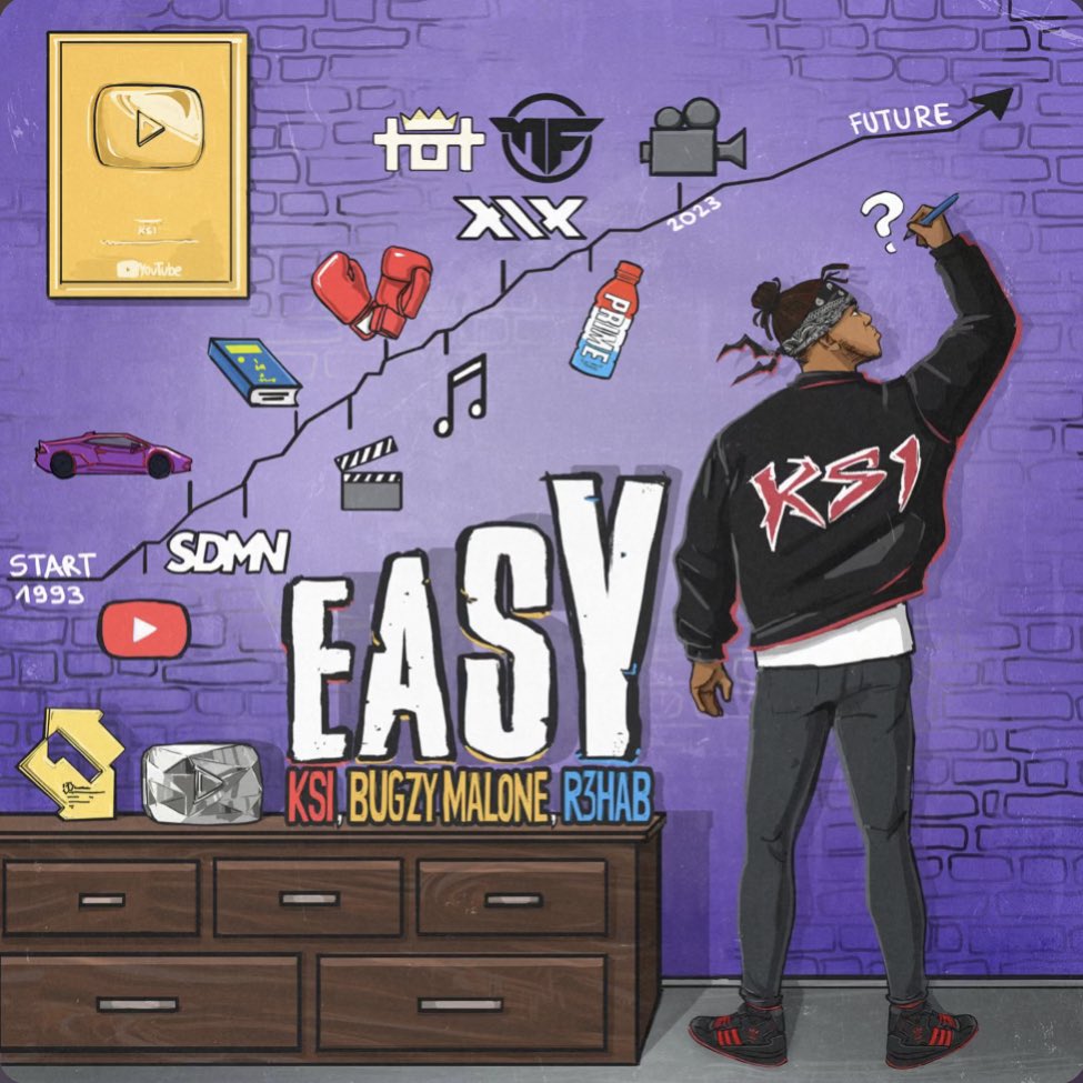 Easy - KSI, Bugzy Malone & R3HAB OUT NOW🔥 

music.apple.com/gb/album/easy-…
