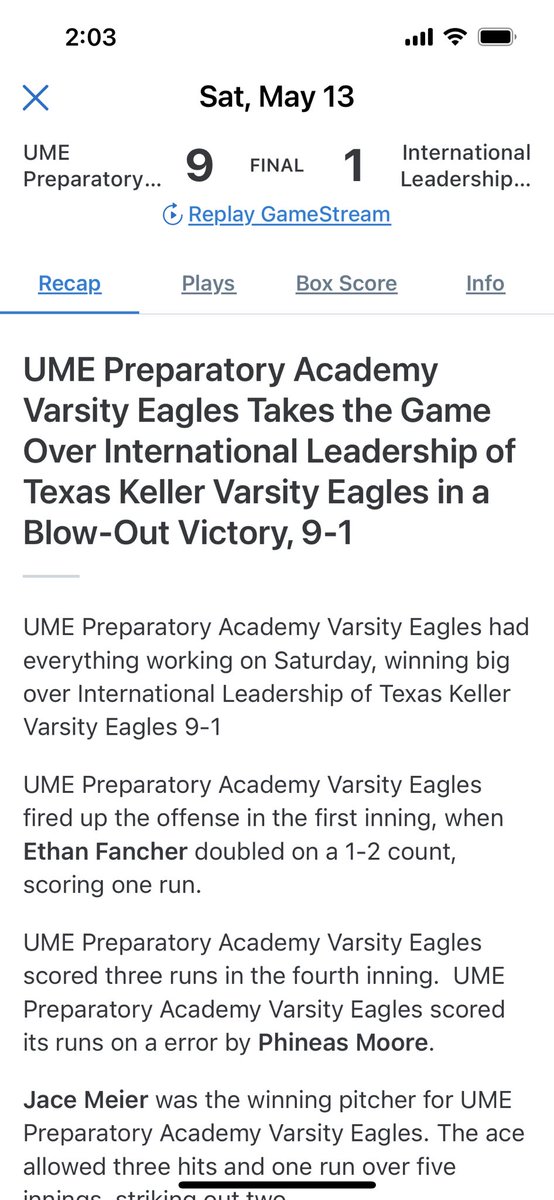 Congratulations boys!  Next stop Huntsville and the State Championship!  <a href="/CoachShafferUME/">Kyle Shaffer</a> <a href="/CoachToni2/">Coach Toni</a> <a href="/stafford_judson/">Judson Stafford</a> <a href="/KalebThompkins/">Kaleb Thompkins</a> <a href="/Fleming29LHP/">Clayton Fleming</a> <a href="/EthanFancher4/">Ethan Fancher</a> <a href="/natethegr8_4/">Nate Reyes</a> <a href="/LyonBaseball/">Scots Baseball</a> <a href="/Gosset41/">Brian Gosset</a>