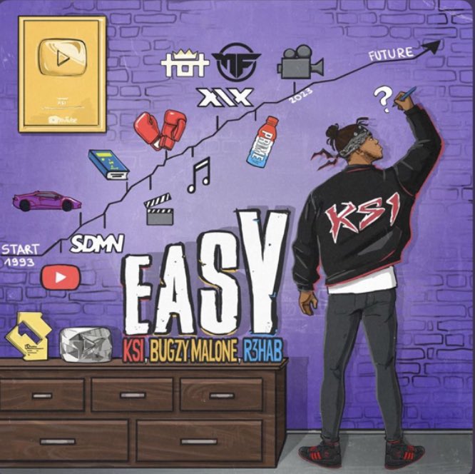 EASY by KSI ft Bugzy Malone and R3H3B is OUT NOW 👀‼️