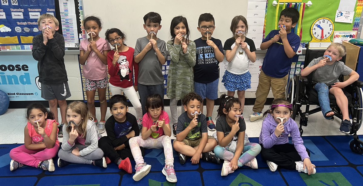 M is for mustache! Loving our ABC countdown <a href="/DolvinES/">Dolvin ES</a>