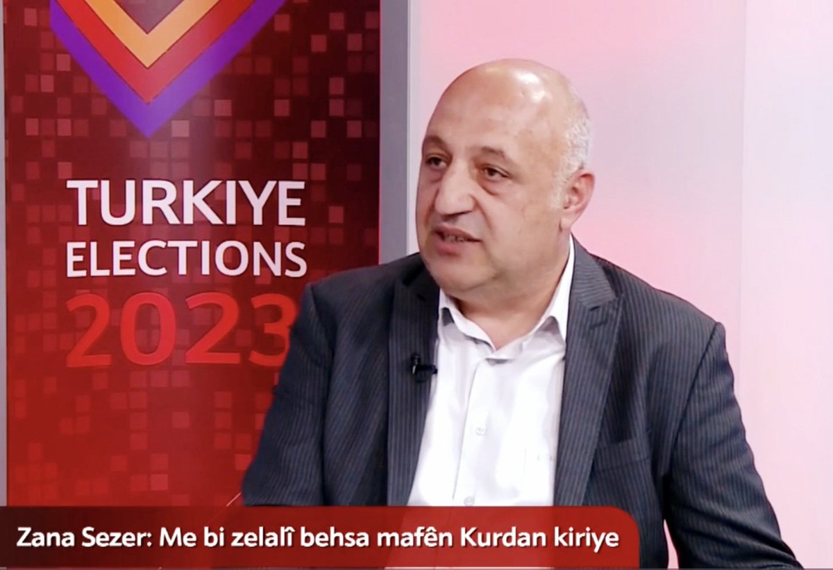 PartiMafuAzadi's tweet photo. Berbijêrê parlamenterîyê yê Partîya Maf û Azadîyan HAKPAR yê Stenbolê Zana Sezen bû mêvanê bultena Rûdawê ya ji aliyê Hêvîdar Zana hate pêşkêşkirin.

Zana Sezen li ser hilbijartinên 14ê Gulanê axivî. https://t.co/OP2UwoSOUn