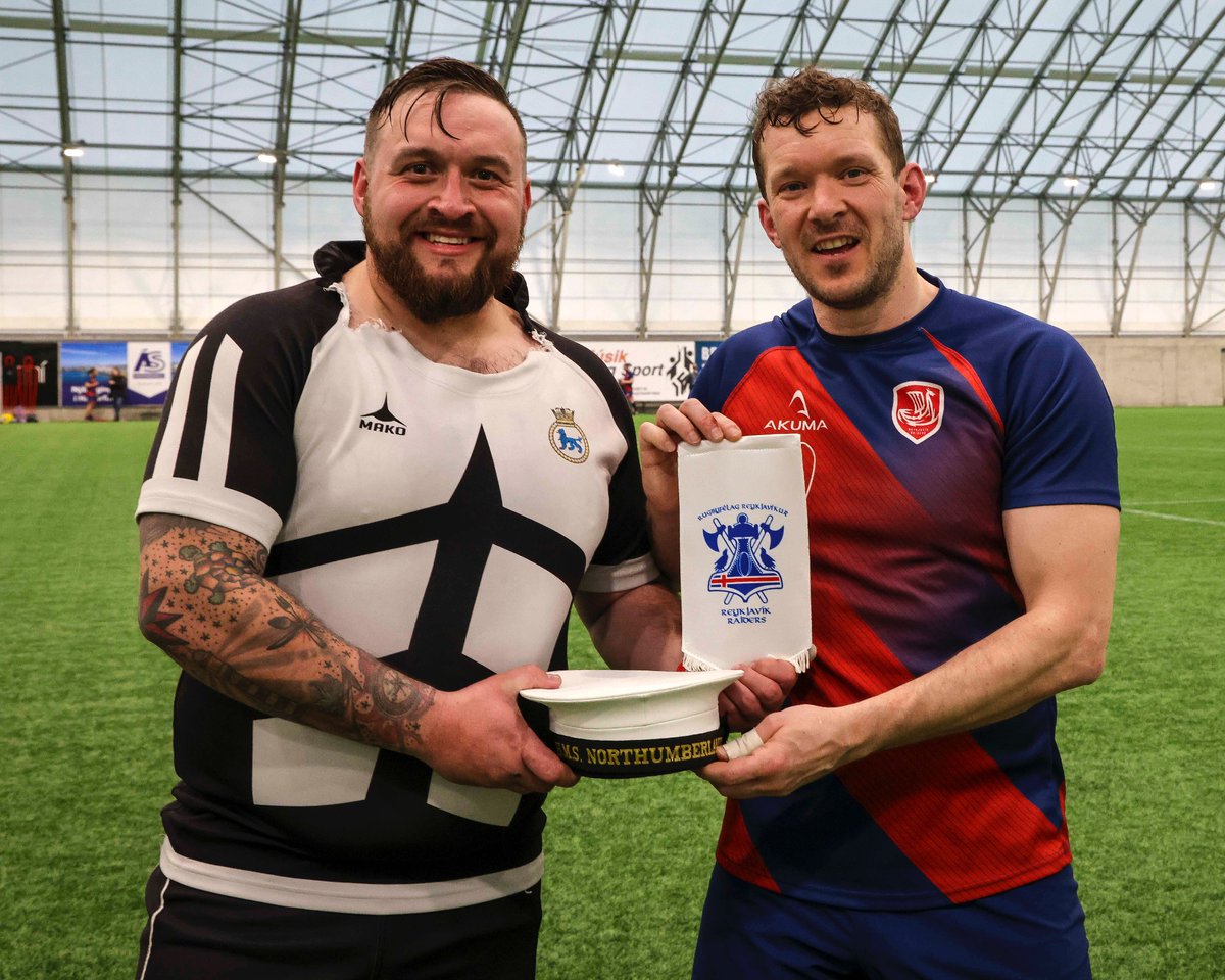 While alongside in Iceland, Reykjavik Raiders RFC hosted our very own Rugby Union team for a friendly fixture. Despite tough opposition, @HMSNORT came out on top sealing the win 20-10 and avenging @HMSSomerset’s defeat in 2018🏉 #FearNORT @UKinIceland @NAVYfit @RNRugby