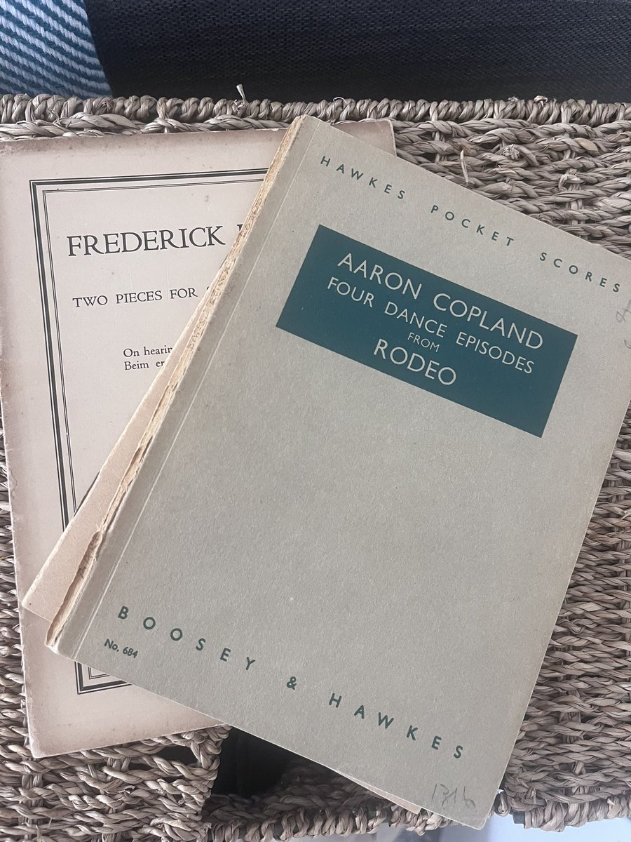 Composers / musicians / fellow music nerds – highly recommend Travis & Emery just off Leicester Square if you’re in London. Lots of reasonably priced, second-hand study scores and music books.