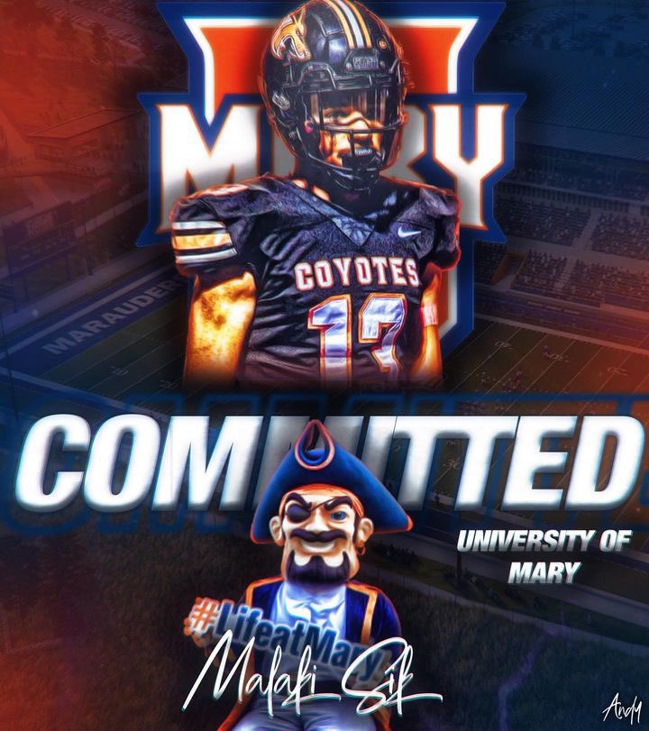 🧡💙. #commited #hooksup <a href="/UMaryFootball/">UMary Football</a>