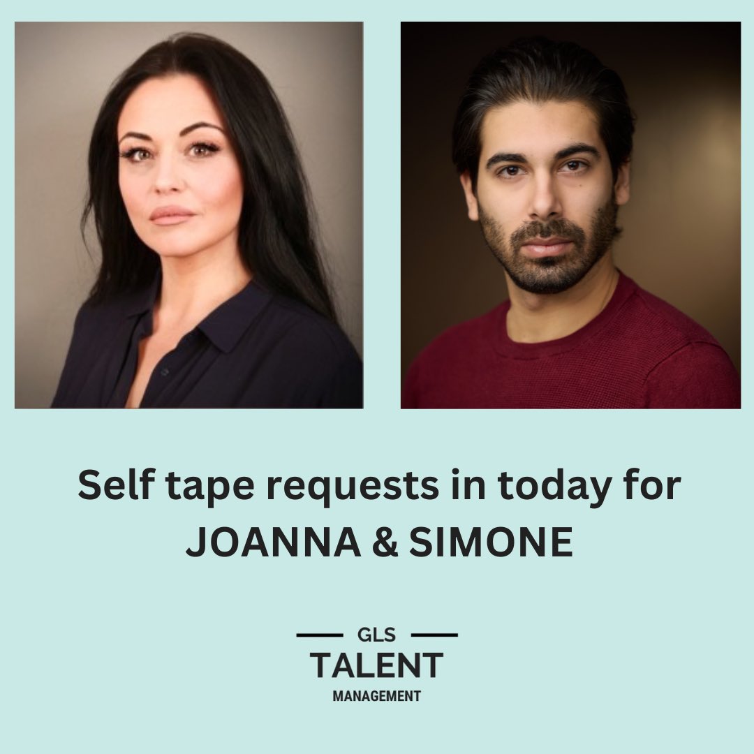 Saturday self tape requests in for JOANNA ANDR &amp; SIMONE GALLICO for different projects. #glstm #selftape #commercial #film #actor #casting #spotlight #glstalentmanagement <a href="/JoJo_Andr/">Joanna Andr</a> <a href="/SimoneGallico92/">S</a>