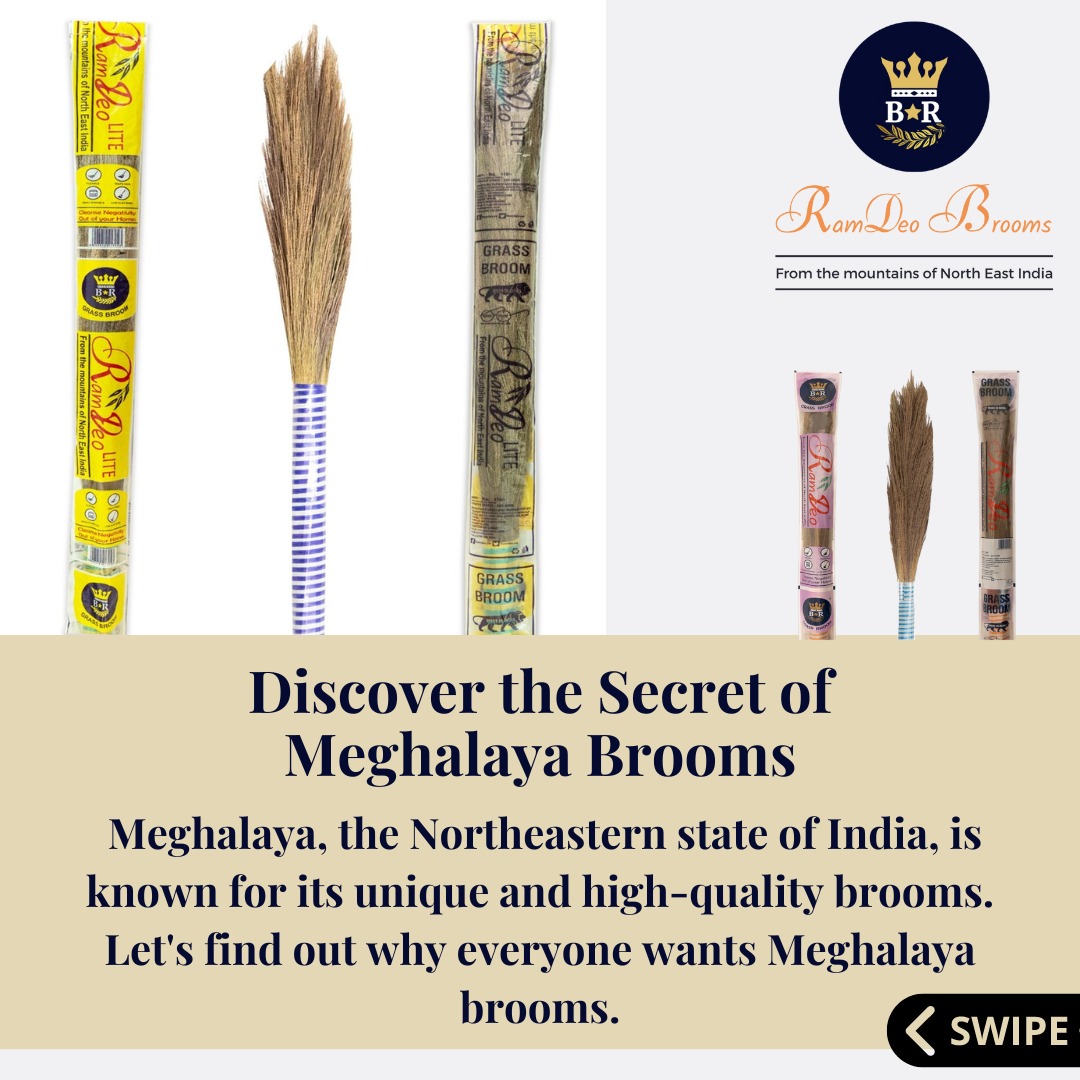 RamdeoCo's tweet photo. 🏞️ Meghalaya is known for its traditional broom making techniques that use sustainable practices, making it an eco-friendly choice that's long-lasting and durable.

💪 These brooms are in high demand for their quality and durability, and we are proud to offer them to you. https://t.co/N6DLWeRY49