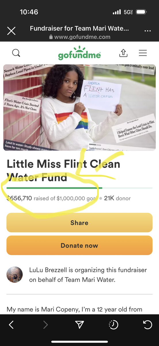 Someone please make this make sense. 

I started my filter fund at 12 to get clean water to my hometown and am nowhere near $1M in 4 YEARS!!

This man murders a black man and y’all raise $900k+ in under a WEEK?!?

gofund.me/a54e35d2
