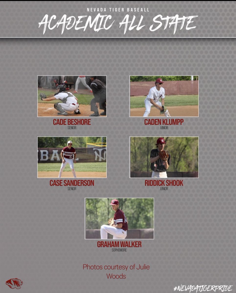 Congratulations to Cade, Caden, Case, Riddick, and Graham for receiving Academic All-State recognition! Our team also earned All State recognition for a team GPA of 3.40. Great job, guys!