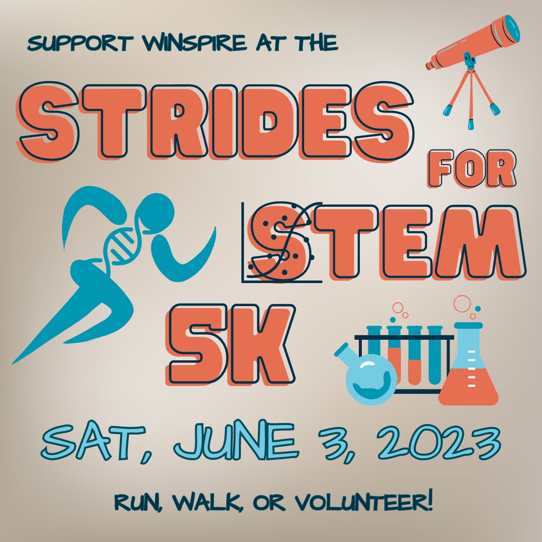 Join us on Sat, June 3rd for our largest fundraiser of the year, the second annual Strides for STEM 5K!

Register for the race or sign up to volunteer: tarheels.live/stridesforstem…
