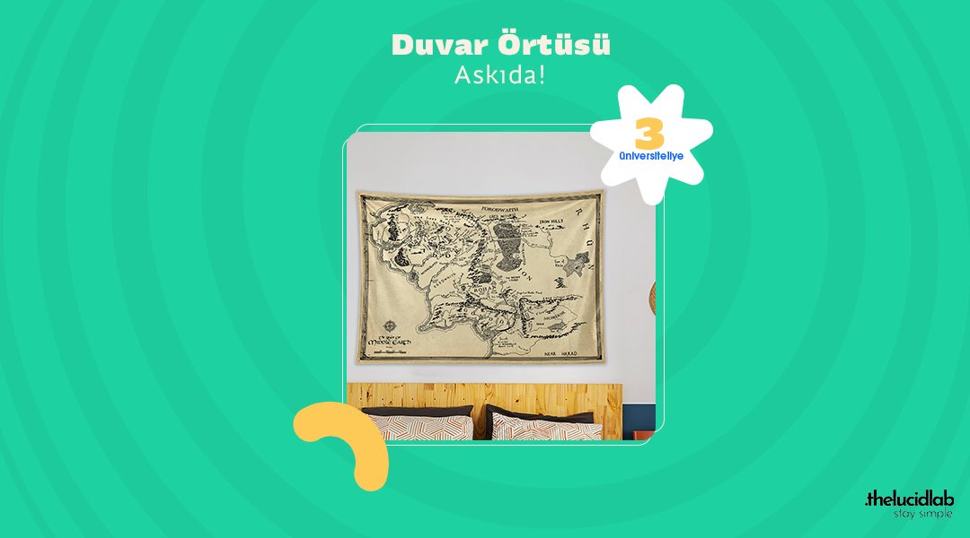 Askıda <a href="/thelucidlab/">thelucidlab</a> desteğiyle “Duvar Örtüsü” var! RT'leyen 3 üniversiteliye hediye!