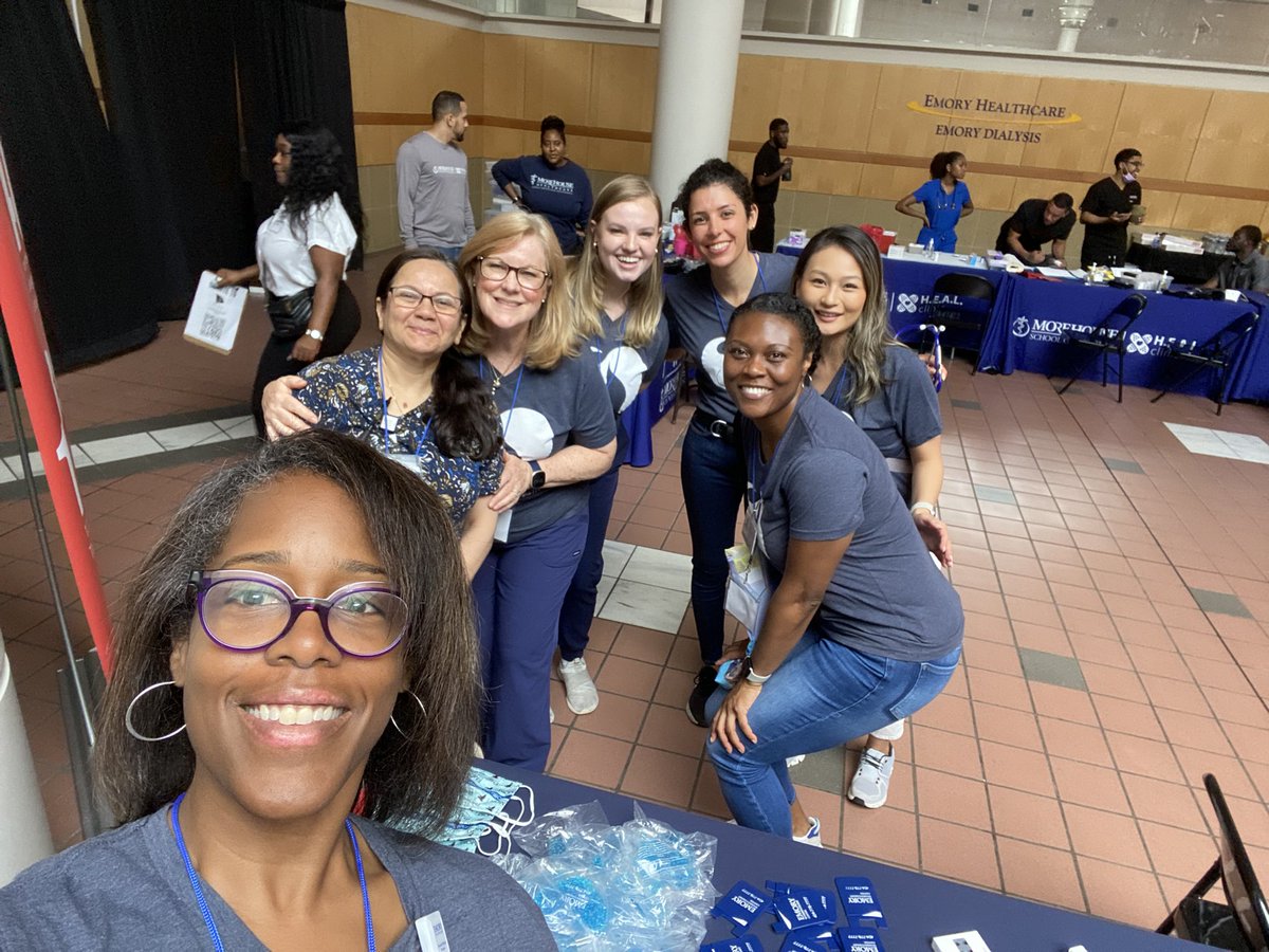 helensdtr's tweet photo. Emory 10K Women Project supporting the Greenbriar community &amp;
#NC100BWMAC #2023Healthfair https://t.co/JcjU73R9vI