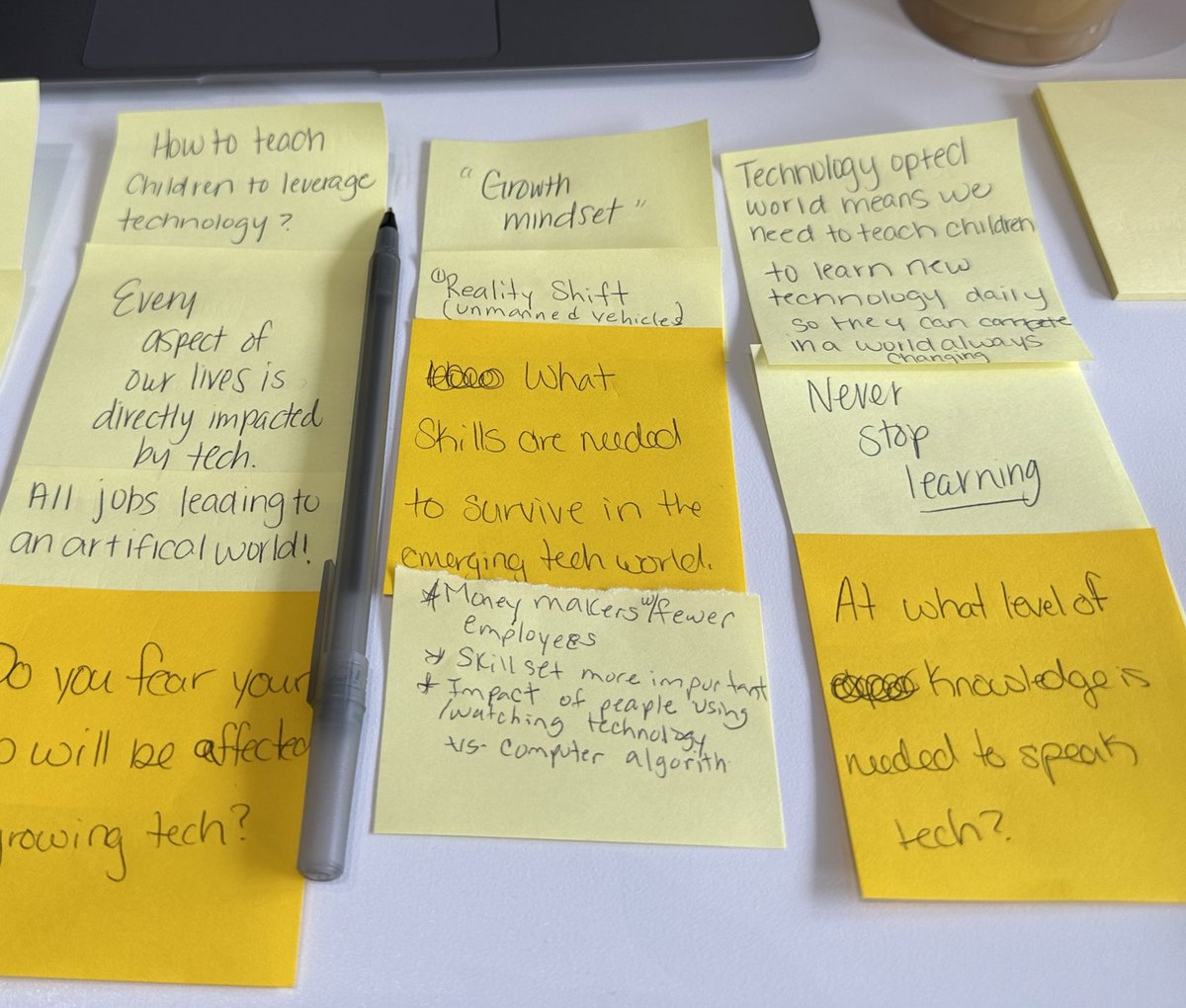 I don’t know many educators who are willing to do this level of learning on a Saturday in May, but we are having a great day of learning already! MPS Teacher Fellows tackling what it means to be Future-Focused Facilitator’s of learning today. #LearnWithEdFarm #MPSRising @MPSAL