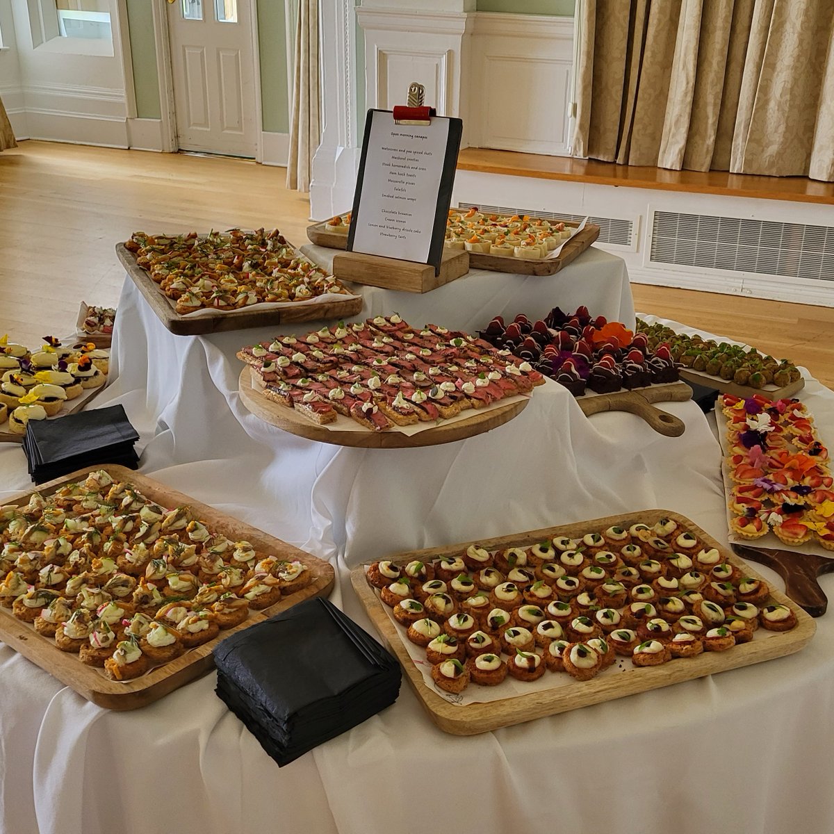 ktstanding's tweet image. Lots of lovely canapés for todays open morning @FrenshamHeights  @HolroydHowe @birch_gmsil @NSkevington75
